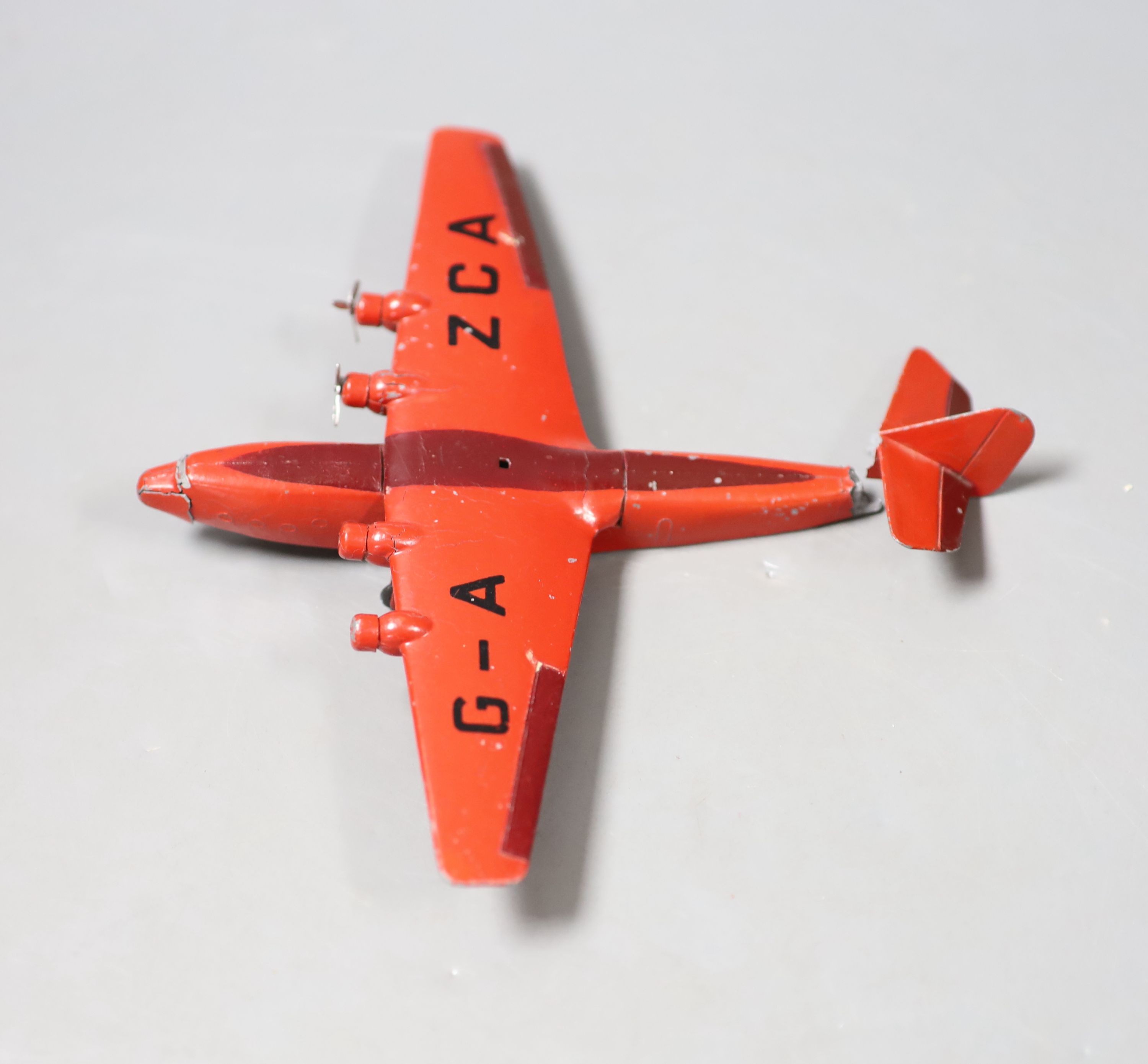 A Dinky toys 62p Armstrong Whitwork Ensign Air liner (a.f.)